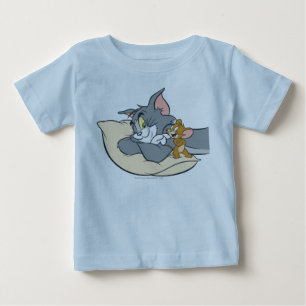 Tom und Jerry on Pillow Baby T-shirt