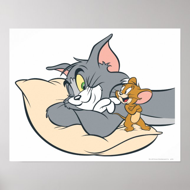 Tom und Jerry on Pillow Poster (Vorne)