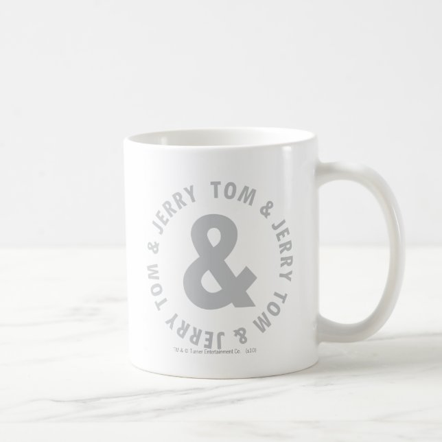 Tom und Jerry Round-Logo 2 Kaffeetasse (Rechts)