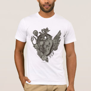 Tom- und Jerry-Schädel T-Shirt