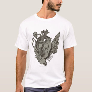 Tom- und Jerry-Schädel T-Shirt