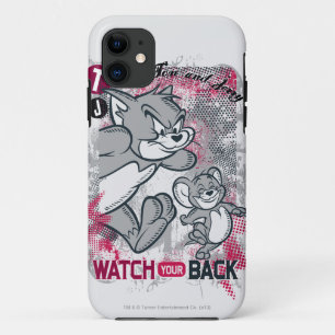 Tom und Jerry sehen sich den Rücken an Case-Mate iPhone Hülle