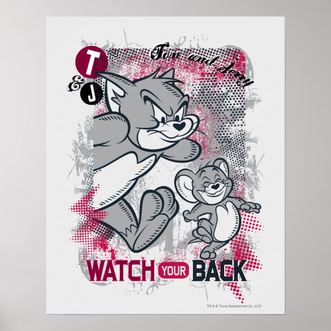 Tom und Jerry sehen sich den Rücken an Poster (Vorne)