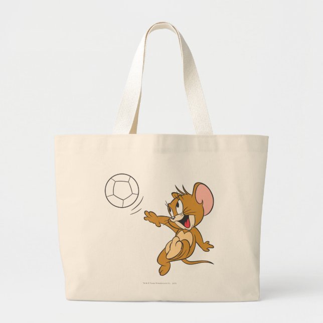 Tom und Jerry Soccer (Fußball) 1 Jumbo Stoffbeutel (Vorne)