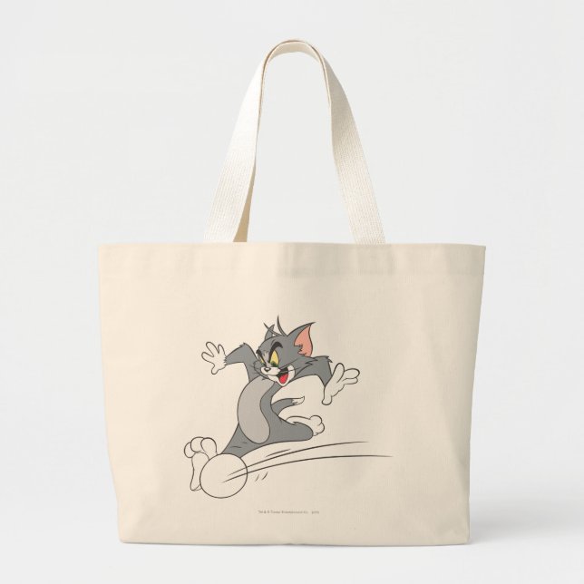 Tom und Jerry Soccer (Fußball) 3 Jumbo Stoffbeutel (Vorne)