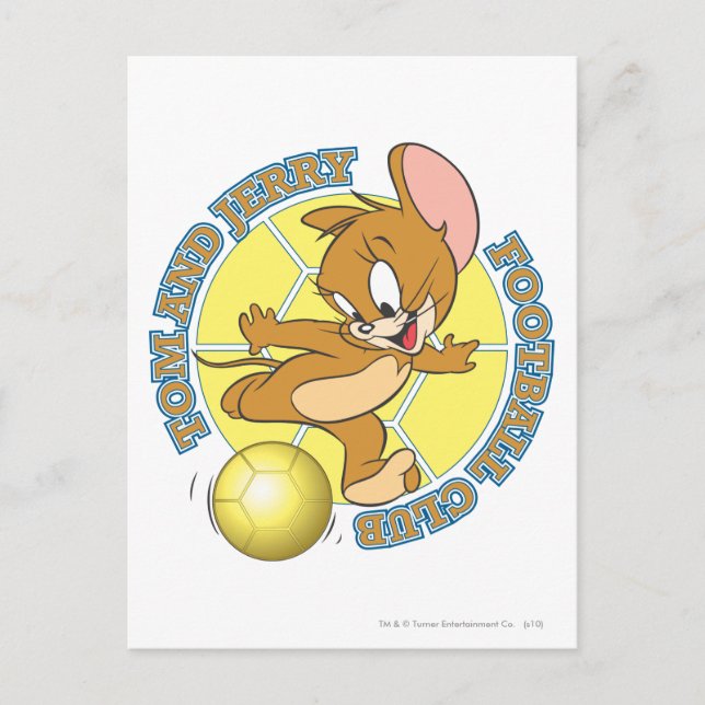 Tom und Jerry Soccer (Fußball) 4 Postkarte (Vorderseite)
