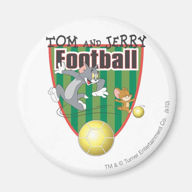 Tom und Jerry Soccer (Fußball) 6 Magnet (Vorne)