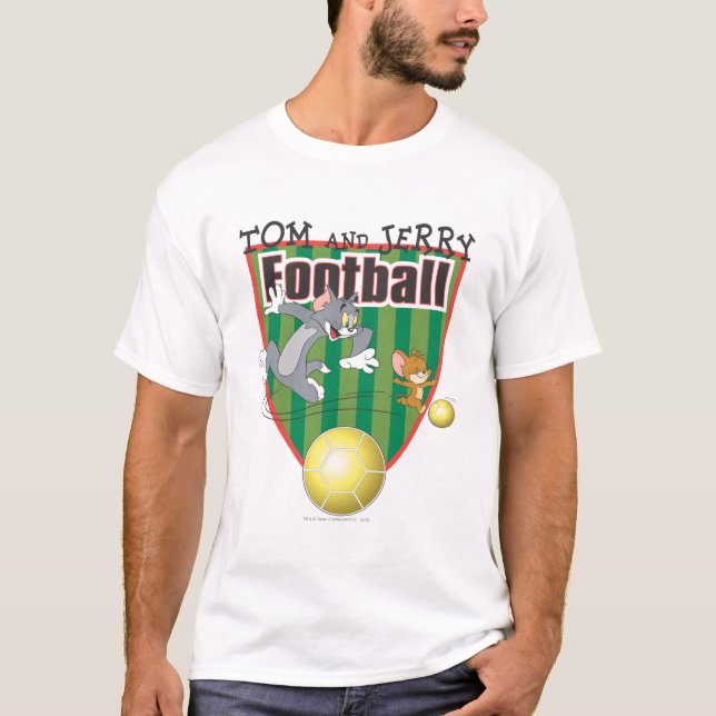 Tom und Jerry Soccer (Fußball) 6 T-Shirt (Vorderseite)