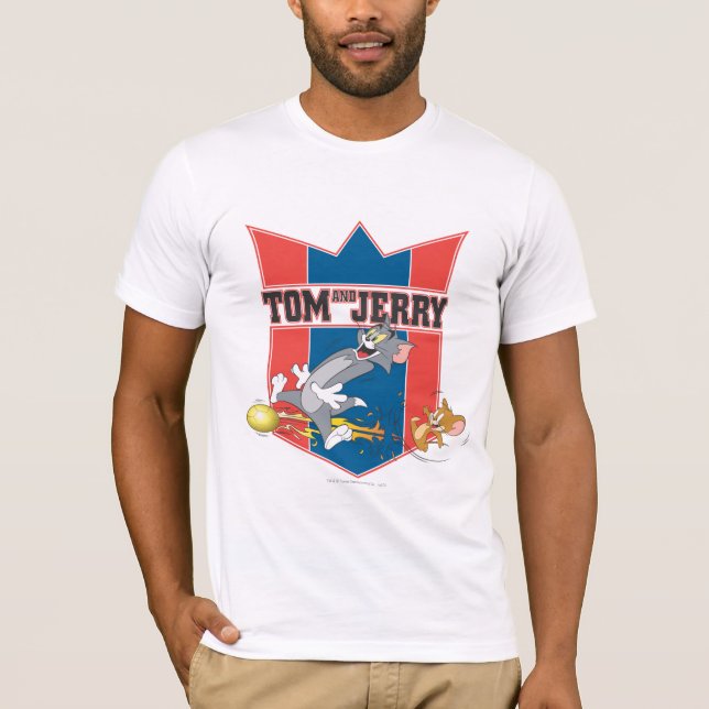 Tom und Jerry Soccer (Fußball) 7 T-Shirt (Vorderseite)