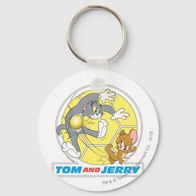 Tom und Jerry Soccer (Fußball) 8 Schlüsselanhänger (Vorderseite)