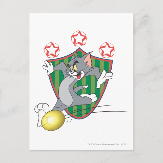 Tom und Jerry Soccer (Fußball) 9 Postkarte (Vorderseite)