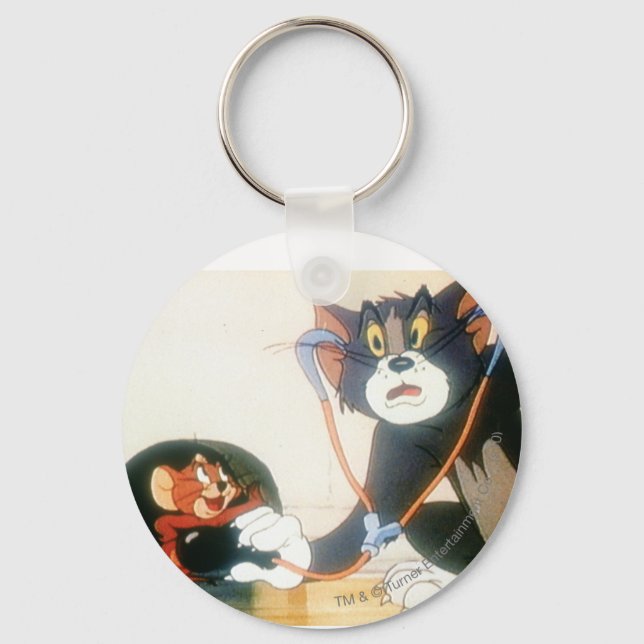 Tom und Jerry Stethescope Schlüsselanhänger (Vorderseite)