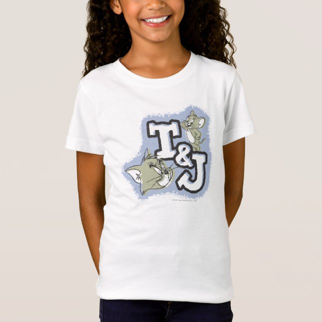 Tom und Jerry T&J Logo T-Shirt (Vorderseite)