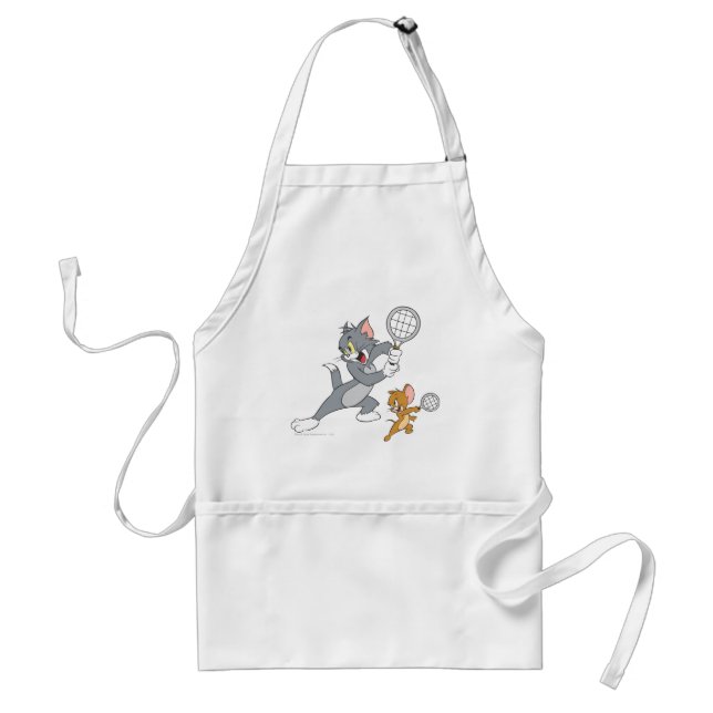 Tom und Jerry Tennis Stars 1 Schürze (Vorne)