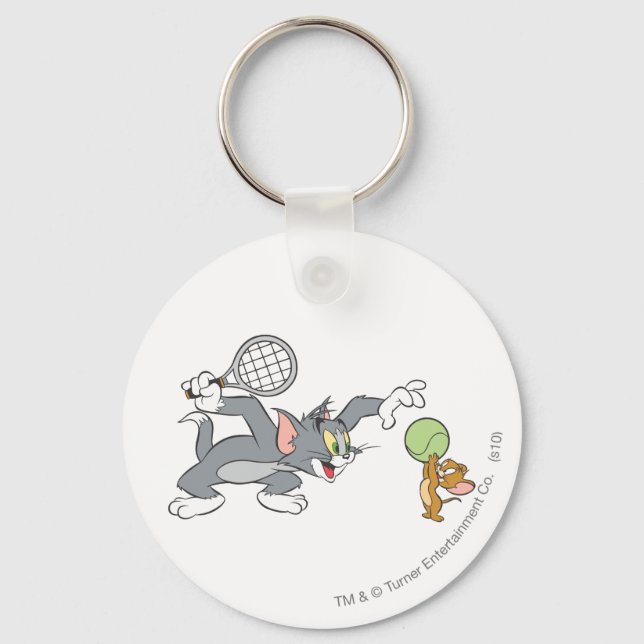 Tom und Jerry Tennis Stars 2 Schlüsselanhänger (Vorderseite)