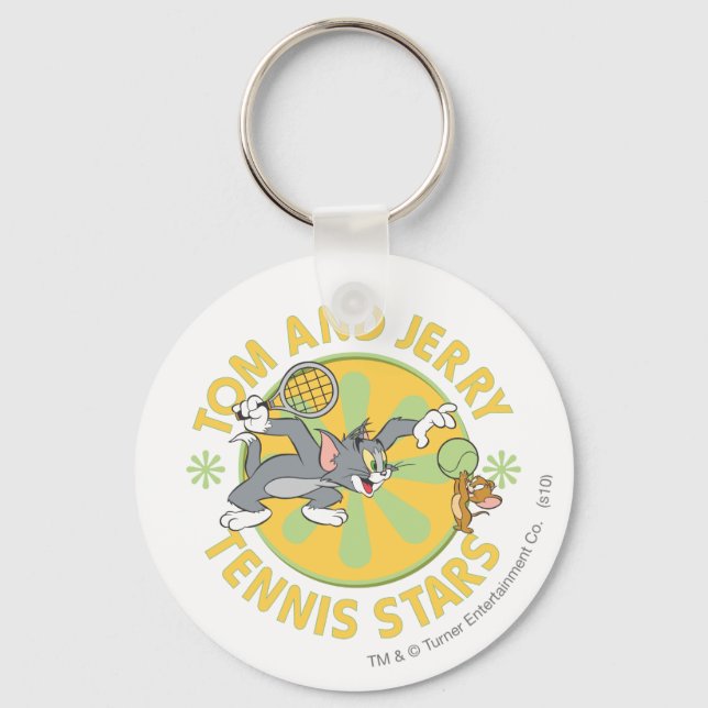 Tom und Jerry Tennis Stars 5 Schlüsselanhänger (Vorderseite)