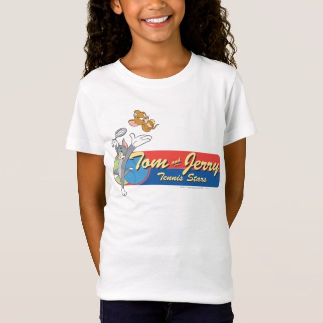 Tom und Jerry Tennis Stars 6 T-Shirt (Vorderseite)