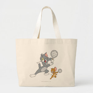 Tom- und Jerry-Tennisstars 1 Jumbo Stoffbeutel