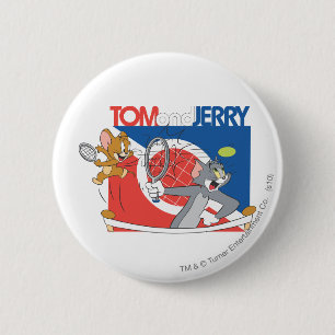 Tom- und Jerry-Tennisstars 4 Button