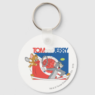 Tom- und Jerry-Tennisstars 4 Schlüsselanhänger