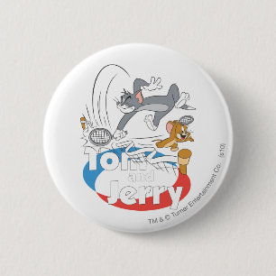 Tom- und Jerry-Tennisstars 7 Button