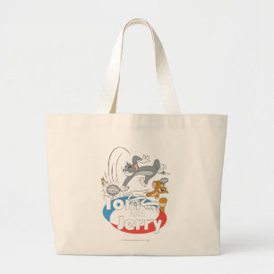 Tom- und Jerry-Tennisstars 7 Jumbo Stoffbeutel