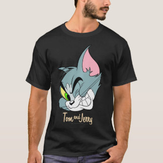 Tom und Jerry Tom katzten einen großen Gesichtssch T-Shirt