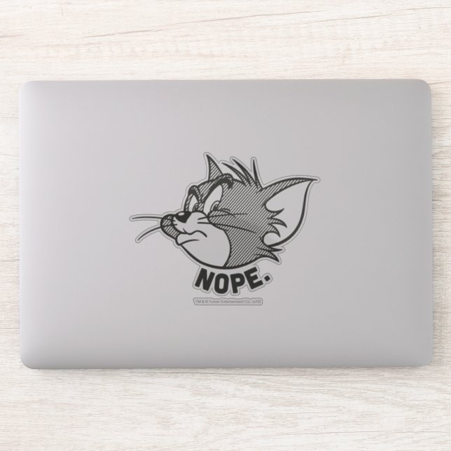 Tom und Jerry | Tom sagt "Nope" Aufkleber (Computer)