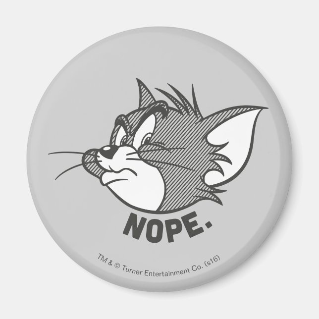 Tom und Jerry | Tom sagt "Nope" Magnet (Vorne)