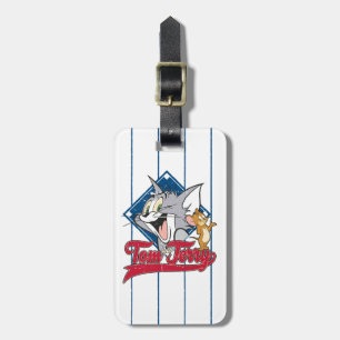 Tom und Jerry   Tom und Jerry auf Baseball Diamond Gepäckanhänger
