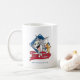 Tom und Jerry | Tom und Jerry auf Baseball Diamond Kaffeetasse (Mit Donut)