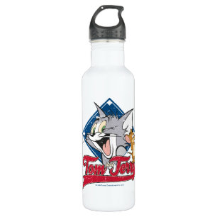 Tom und Jerry   Tom und Jerry auf Edelstahlflasche