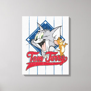 Tom und Jerry Tom und Jerry auf Leinwanddruck