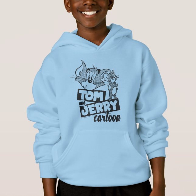 Tom und Jerry | Tom und Jerry Cartoon Hoodie (Vorderseite)
