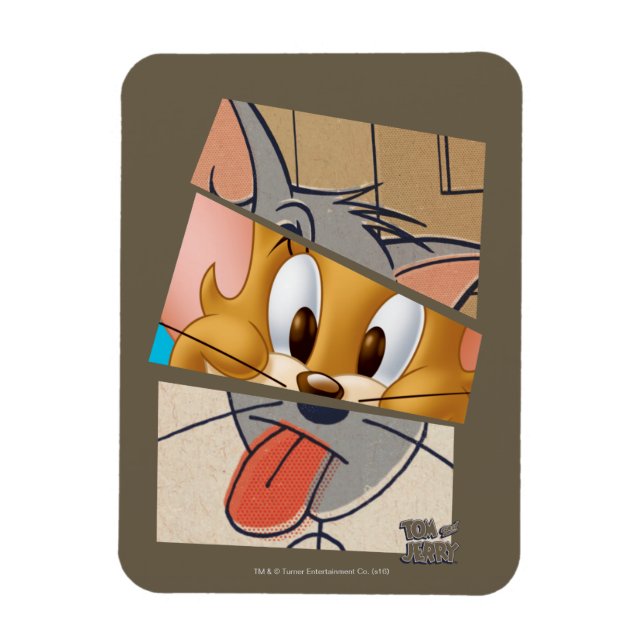 Tom und Jerry | Tom und Jerry Mashup Magnet (Vertikal)