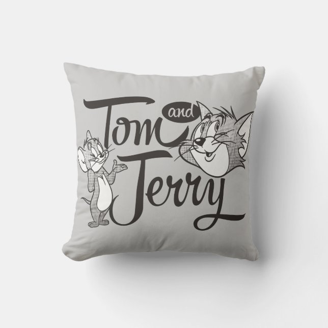 Tom und Jerry | Tom und Jerry sehen süß aus Kissen (Vorderseite)