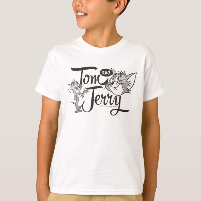 Tom und Jerry | Tom und Jerry sehen süß aus T-Shirt (Vorderseite)