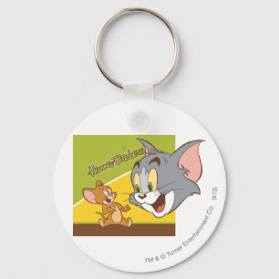 Tom- und JerryHanna Barbera Logo Schlüsselanhänger