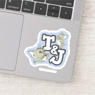 Tom- und JerryT&J Logo Aufkleber