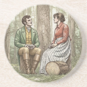 Tom und Mary aus "Die andere Bennet-Schwester" Getränkeuntersetzer