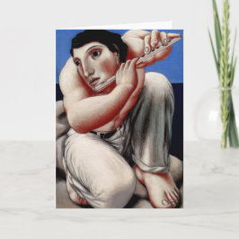 Tom X "Flute on a Beach" Note Card
