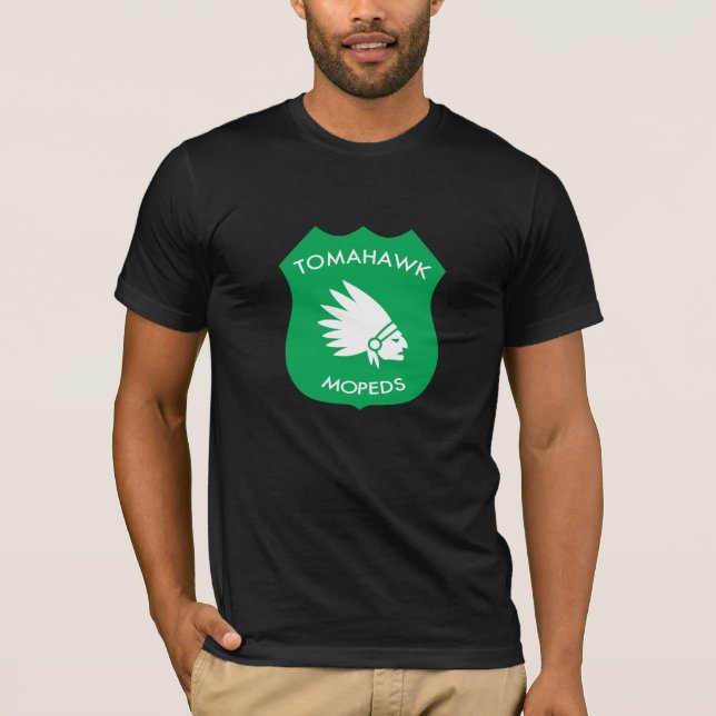 Tomahawk-Amerikaner-Wappen T-Shirt (Vorderseite)