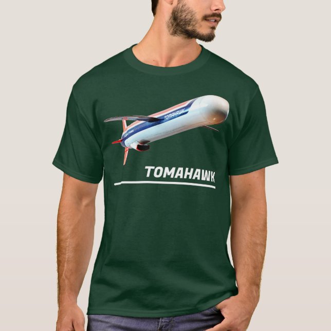 Tomahawk BGM109 Landangriffsrakete T-Shirt (Vorderseite)