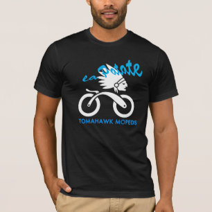 Tomahawk-La Patate - Bahn-Schwarzes T-Shirt