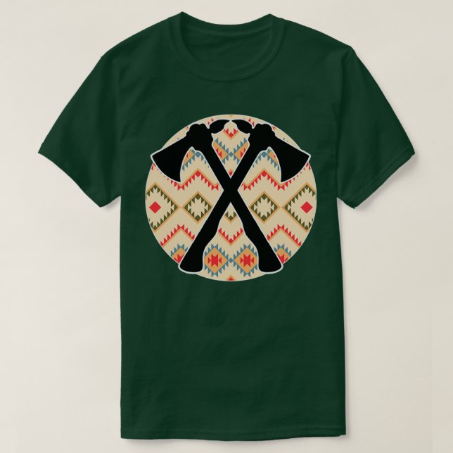 Tomahawk Muster 4 T-Shirt (Design vorne)