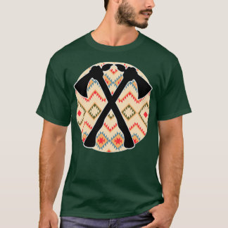 Tomahawk Muster 4 T-Shirt