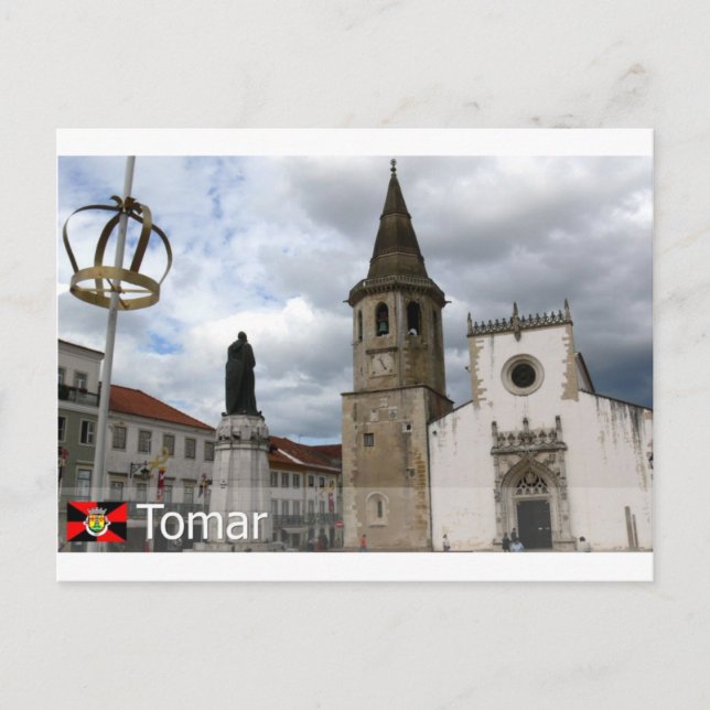 Tomar, Portugal Postkarte (Vorderseite)