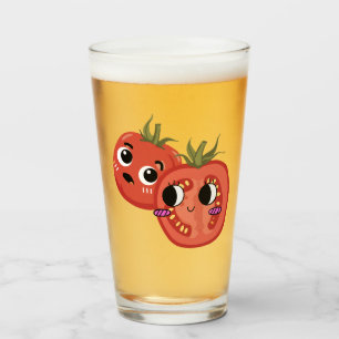 Tomate in Ehrfurcht Glas