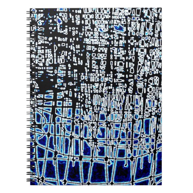 Tomate-Käfige im Schnee Notizblock (Vorderseite)