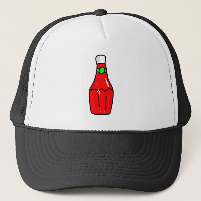 Tomate-Ketschup Truckerkappe (Vorderseite)